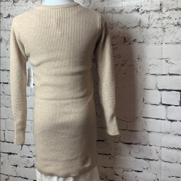 Sadie & Sage Taupe Sweater Dress Small - Picture 3 of 6